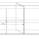 Sideboard Eos 4-türig, 210 x 84 x 50 cm, weiß hochglanz