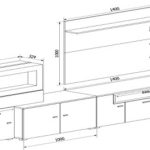 Home innovation- Moderne Wohnwand, TV-Lowboard, Esszimmer mit Kamin Bioethanol, Schrankwand, Wohnzimmer, Kamineinsatz, Verarbeitung weiß Mate und schwarz lackiert, Maße: 290 x 170 x 45 cm Tiefe.