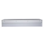 Homcom® TV Lowboard LED Fernsehtisch TV Board Fernsehschrank mit Beleuchtung Wandmontage, MDF, hochglanz, weiß/schwarz, 180x40x30cm (weiß)
