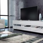 TV Schrank Lowboard Sideboard SKY (weiß matt / weiß hochglanz)