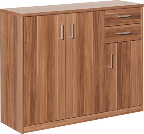 CS Schmalmöbel 65/38 Mehrzweckschrank 38 Soft Plus Nussbaum (106x84x36)