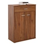 Kommode Sideboard Schrank TOMMY in nussbaum, Anrichte Highboard mit Schublade und 2 Türen