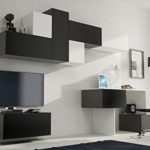 RUBIC 3 Ausführungen, Moderne Wohnwand, Exklusive Mediamöbel, TV-Schrank, Neue Garnitur, Große Farbauswahl