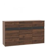 Sideboard Kommode FULI in Nußbaum Columbia