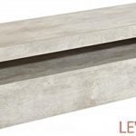 TV-LOWBOARD WOHNZIMMER SCHRANK BETON-OPTIK MATT 130 CM AUSSTELLUNGSSTÜCK 468090