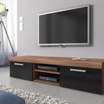 TV Möbel Lowboard Schrank Ständer Mambo Walnuss Eiche /schwarz 160 cm