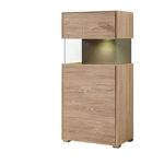 Vitrine Standvitrine Glasvitrine Holzvitrine Vitrinenschrank Schrank "Medox I"