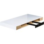 STILISTA® Wandboard "Volato", freischwebend, Stärke 3,8cm, 11 Farbvarianten, Längen 50cm 70cm 90cm 110cm