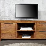 DuNord Design TV-Board Lowboard ARONA Palisander Sheesham Massiv Holz natur 135cm TV Möbel