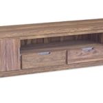 Lowboard TV Element TV Board 205cm "Indian Summer" Sheesham massiv gebeizt Holz