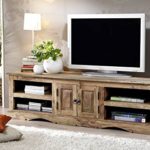 Massiv Holz Kolonialart Möbel Sheesham geölt TV-Board Palisander grau Massivmöbel grau Robin #48