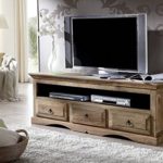 Massivmöbel Kolonialstil Palisander geölt TV-Board Sheesham grau Kolonial massiv Holz Möbel Robin #43