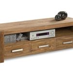 Quadrato - Lowboard / TV Board INDO, Holz Sheesham natur, Maße: B 140 x H 50 x T 50 cm