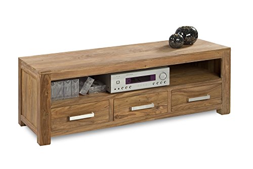 Quadrato - Lowboard / TV Board INDO, Holz Sheesham natur, Maße: B 140 x H 50 x T 50 cm
