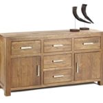 Quadrato - Sideboard / Kommode INDO, Holz Sheesham natur, Maße: B 145 x H 80 x T 40 cm