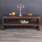 Sheesham Couchtisch Palisander TV Board KASI 100cm Dark-Brown