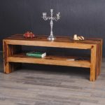 Sheesham Couchtisch Palisander TV Board KASI 100cm Natural