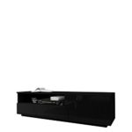 TV Board Lowboard Muza, TV Lowboard mit Grifflose Öffnen, Unterschrank, Fernsehschrank, Sideboard Tisch Mediaboard