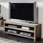 Palisander massiv Holz Lowboard Sheesham Möbel Nature Grey #152