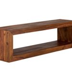 massivum Lowboard Cube 150x46x38 cm Palisander braun gewachst