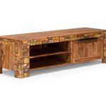 massivum Lowboard Mayari 167x50x48 cm Palisander braun lackiert
