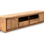 massivum Lowboard Motala 205x45x42 cm Palisander braun gebeizt
