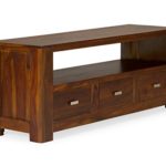 massivum TV-Schrank Monrovia 140x60x45 cm Palisander braun lackiert
