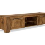massivum TV-Schrank Stark 227x48x50 cm Palisander braun gewachst