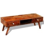 vidaXL Massivholz TV Fernsehschrank Palisander Sideboard Lowboard Sheesham Vintage 40cm