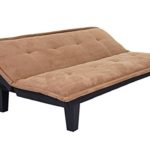 3er-Sofa Alessandria, Couch Schlafsofa Gästebett Bettsofa ~ Mikrofaser, braun