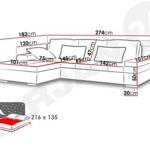 Design Ecksofa Bangkok Mini, Moderne Eckcouch mit Schlaffunktion und Bettkasten, schwerentflammbar stoff, Ecksofa für Wohnzimmer, Gästezimmer, Couch L-Form, Wohnlandschaft, (Soft 017 + Florida 01)