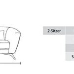 Designer Stoff Sofagarnitur Couchgarnitur 2-Sitzer Sofa Couch Polstersofa Polstergarnitur