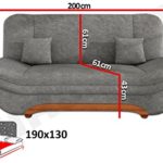 Sofa Weronika Lux mit Bettkasten und Schlaffunktion, Schlafsofa, Große Farb- und Materialauswahl, Couch vom Hersteller, Wohnlandschaft (Lux 10 + Lux 06)