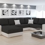 Sofa Couchgarnitur Couch Sofagarnitur STY 5 U Polstergarnitur Polsterecke Wohnlandschaft mit Schlaffunktion