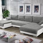 Sofa Couchgarnitur Couch Sofagarnitur LEON 4 U Polstergarnitur Polsterecke Wohnlandschaft mit Schlaffunktion