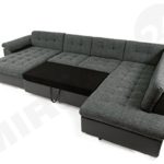 AUSVERKAUF !! Eckcouch Ecksofa Niko Bis SALE! Design Sofa Couch! mit Schlaffunktion und Bettkasten! U-Sofa Farbauswahl! Wohnlandschaft vom Hersteller (Soft 017 + Dot 95, Seite: Links)