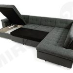 Eckcouch Ecksofa Niko Bis! Design Sofa Couch! mit Schlaffunktion und Bettkasten! U-Sofa Große Farbauswahl! Wohnlandschaft vom Hersteller (Ecksofa Rechts, Soft 020 + Majorka 03)