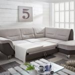 Cotta C749666 F191 D224 Marina Polsterecke Stoff, beige / braun, 263 x 210 x 91 cm