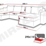 Ecksofa Sofa Couchgarnitur Couch Rumba Style! Wohnlandschaft mit Schlaffunktion und Bettkasten, Ecksofa in U-Form, Polstermöbel, Farbauswahl, Kissen-set (Alova 04 + Alova 46)