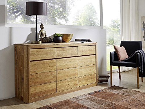 ASTORIA Sideboard Wildeiche massiv geölt