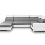 Großes Ecksofa Trydent, Moderne Polsterecke, Elegante Eckcouch mit Bettkasten und Schlaffunktion, U-Form Couch Couchgarnitur