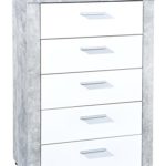 Links Kommode, melaminharzbeschichtete Flachpressplatte