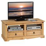 Lowboard TEQUILA TV Möbel TV Rack Fernsehtisch Fernsehmöbel TV Bank Mexico Stil Kiefer
