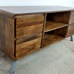 Lowboard TV-Board Kommode Fernsehschrank Massivholz Wohnzimmer Schubladen