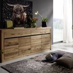 Sideboard Wildeiche natur modern 202x45x85 geölt MONTREUX #111