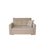 Sofa Viva II Lux mit Schlaffunktion, Bettsofa, 2 Sitzer Polstersofa mit Bettkasten inkl. Kissen, Schlafsofa Sofagarnitur, Wohnlandschaft, Farbauswahl