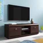 TV Möbel Ständer Schrank Fernsehtisch Edge 139 cm Dunkel Eiche Schokolade