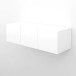 VICCO TV Lowboard Sideboard Wandschrank Fernsehschrank Wohnwand Hängeschrank (Weiß Matt, 120cm)