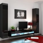 Wohnwand VIGO NEW4, Anbauwand, Wohnzimmer Möbel, Hochglanz !!! Mit LED Beleuchtung !!!