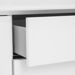 Tenzo 5935-001 Profil Designer Sideboard, 80 x 220 x 47 cm, weiß